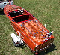 1948 17' Chris Carft Deluxe Runabout Boat For Sale