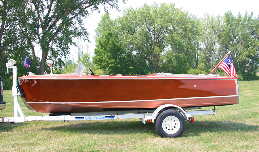 Mahogany Chris Craft project with new bottom for sale