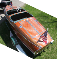 1642 Chris Craft 17' Barrel Back