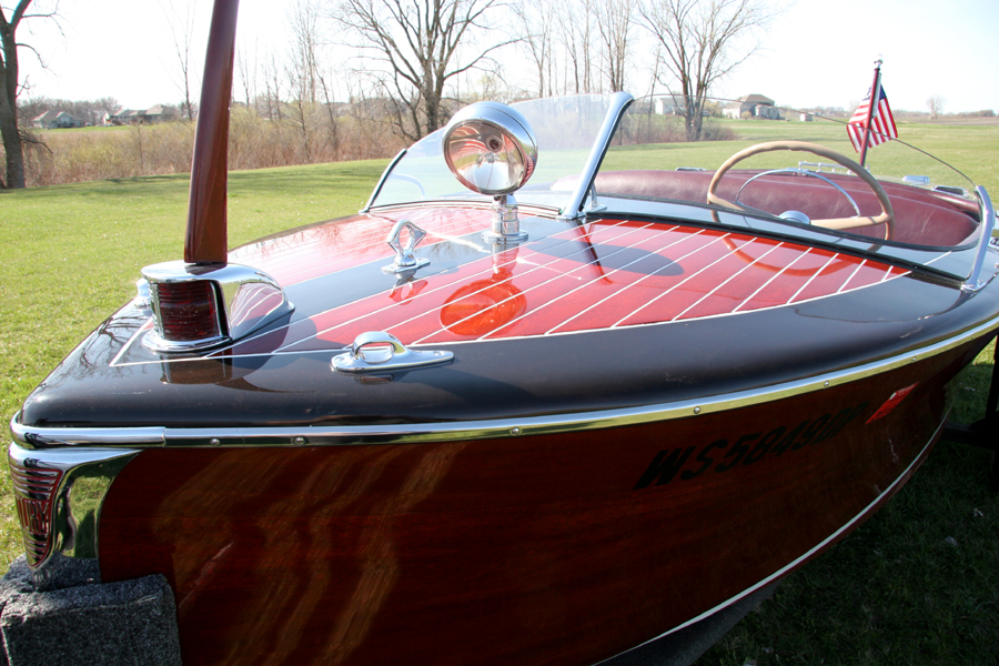 Century Sea Maid Font Deck and Windshield