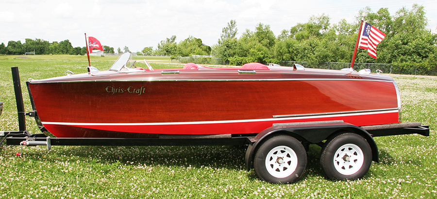 17' Chris Craft Barrel Back for sale | Port Side