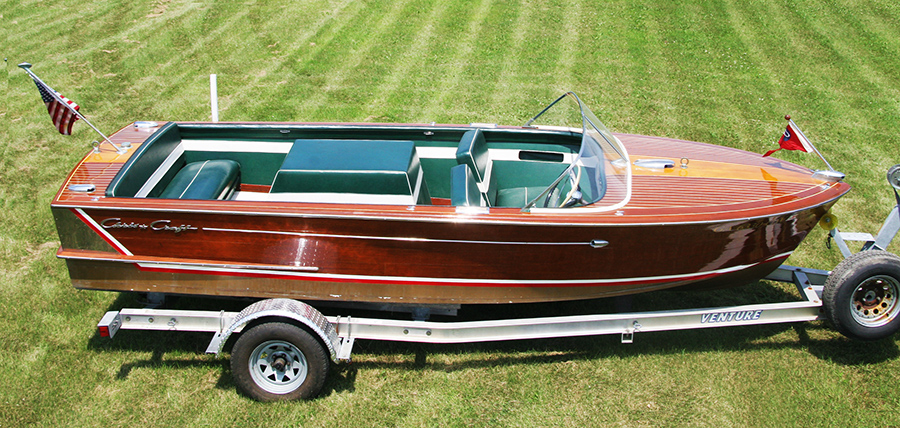 Chris Craft 18' Continental Side View