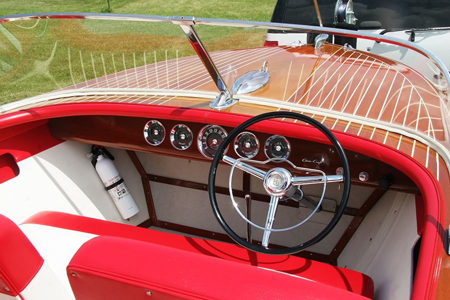 1959 18' Chris Craft Capri dash board