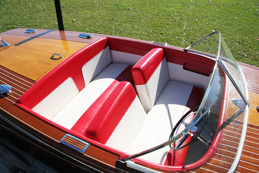 Chris Craft Capri upholstery