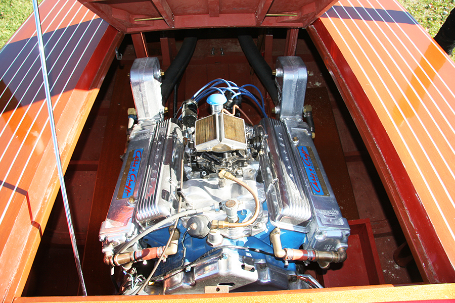 Rebuilt 283 V8 engine