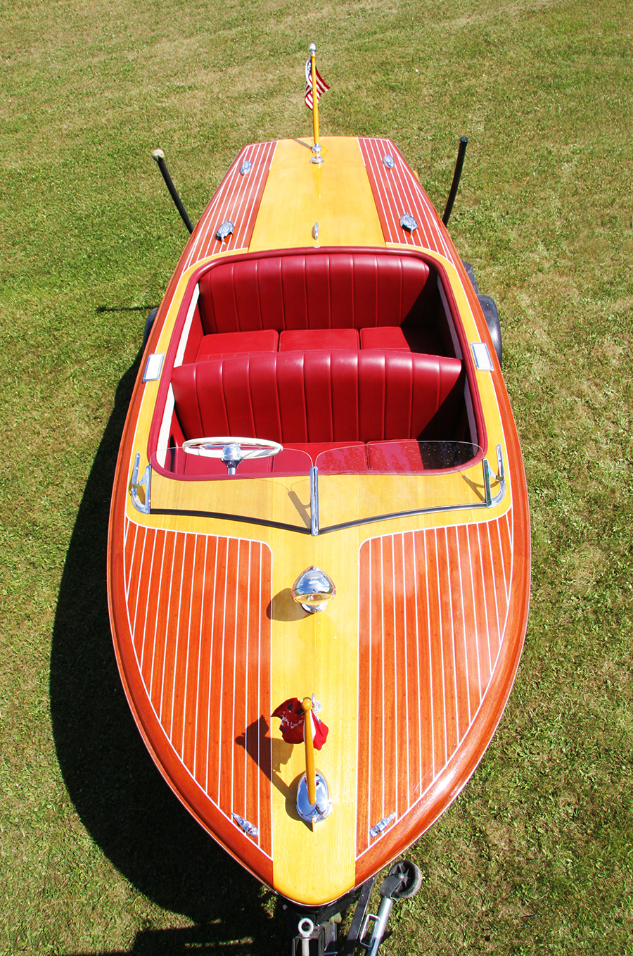 1950 Chris Craft 18' Riviera Front Deck