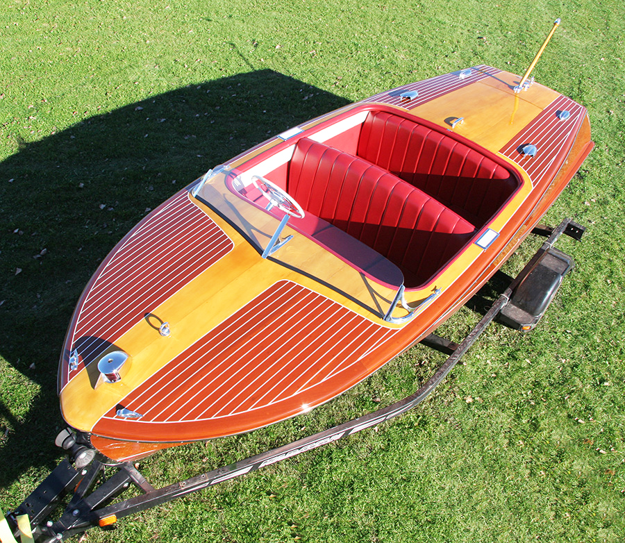 18' Chris Craft Riviera Runabout Classic Wooden Boat