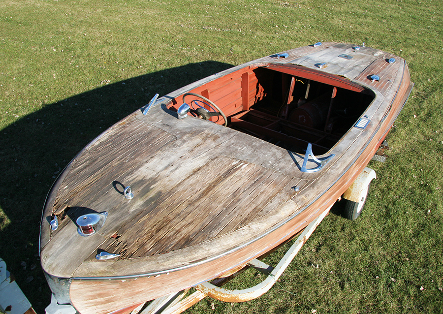 Chris Craft mahogany project boat