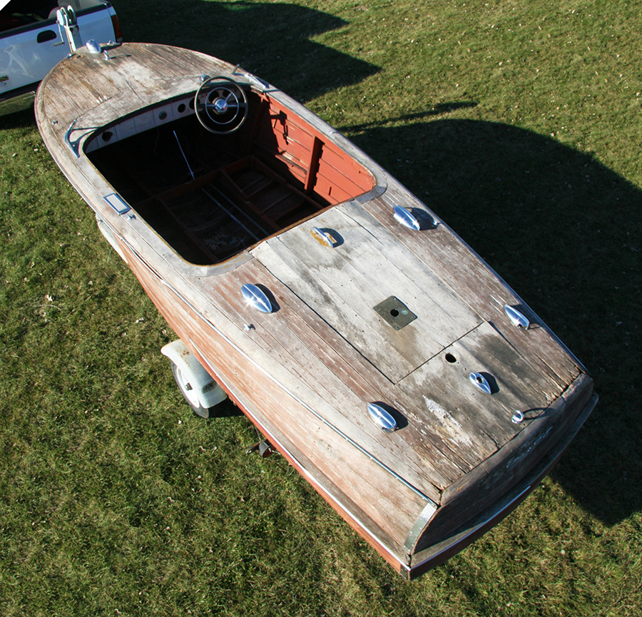 Classic Chris Craft project boat