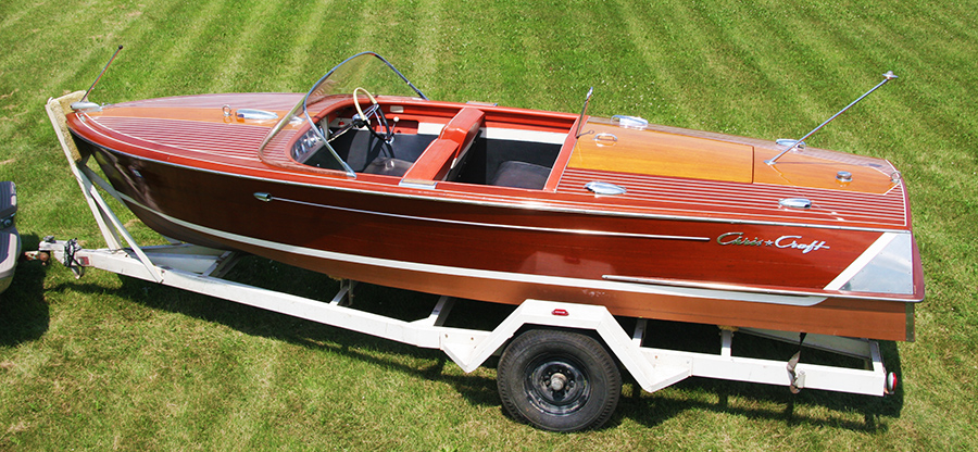 Classic Chris Craft Capri Wooden Runabout