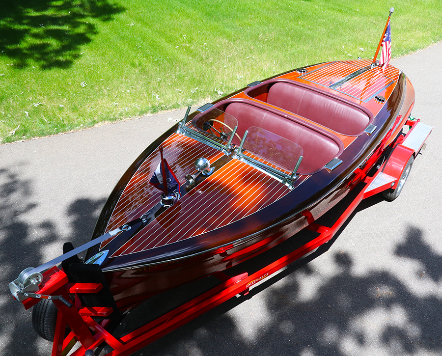 1939 19' Barrel Back Restored For Sale