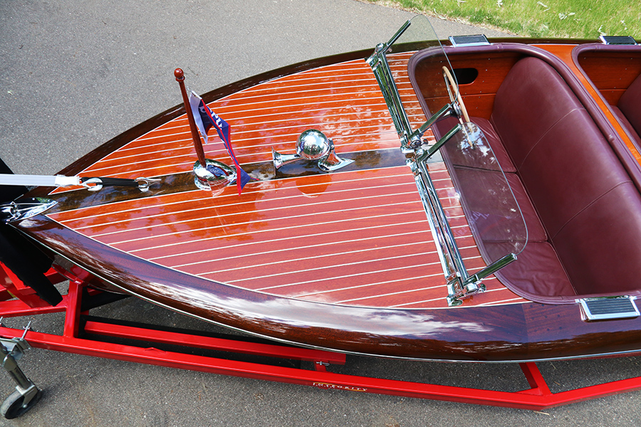 1939 19' Chris Craft Barrel Back Front Deck and Windshield