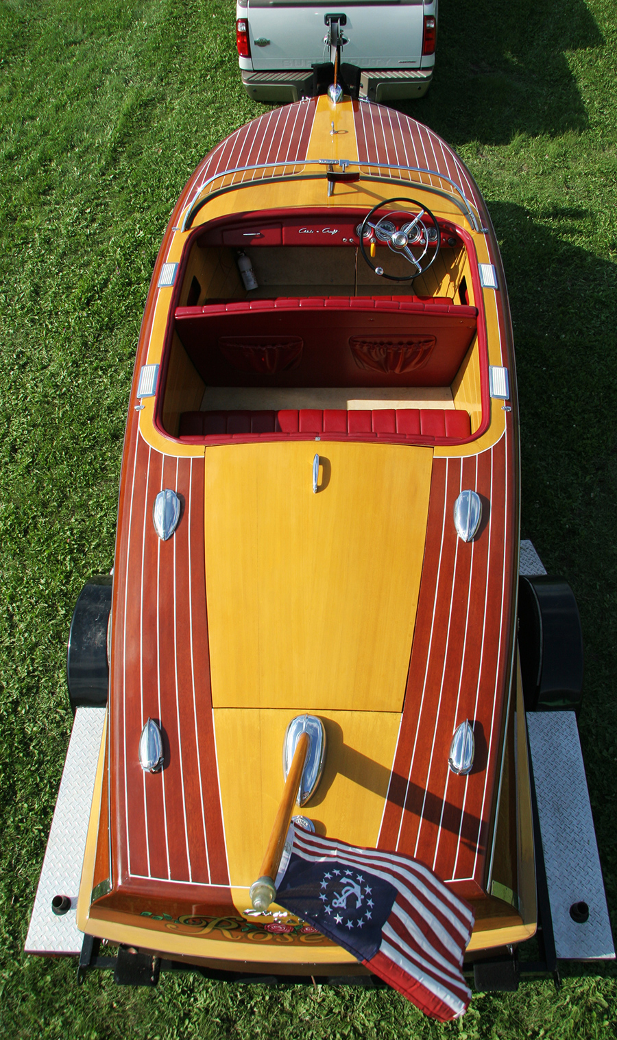 19' Chris Craft Capri rear deck