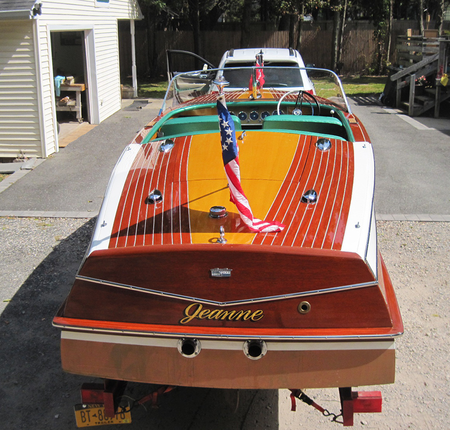 1961 19' Chris Craft Capri rear deck