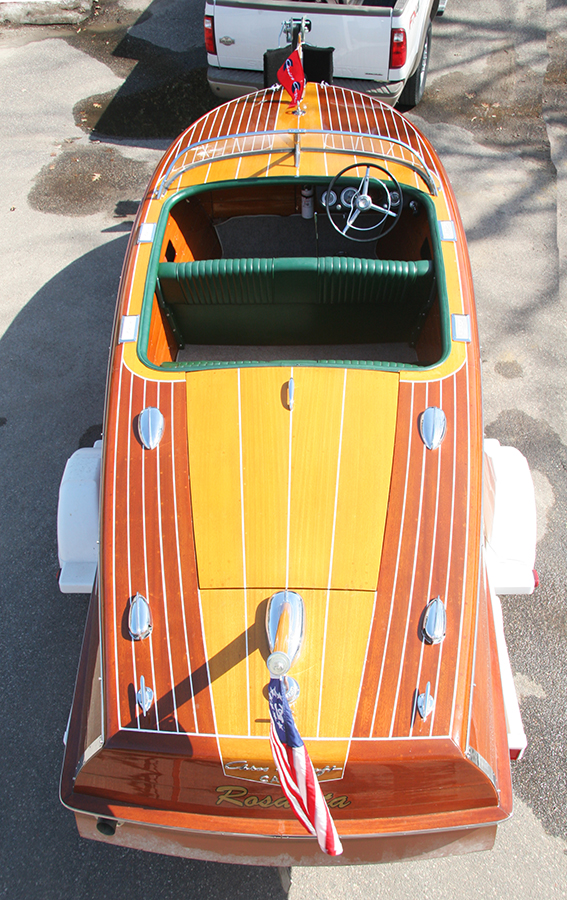 1950s 19 ft Chris Craft Capri - back deck view