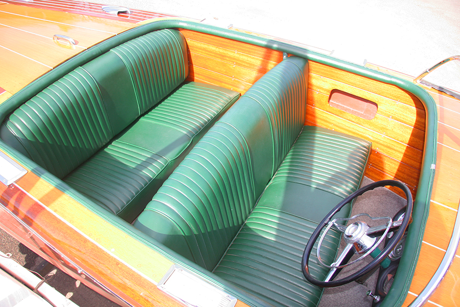 1956 19' Chris Craft Capri upholstery