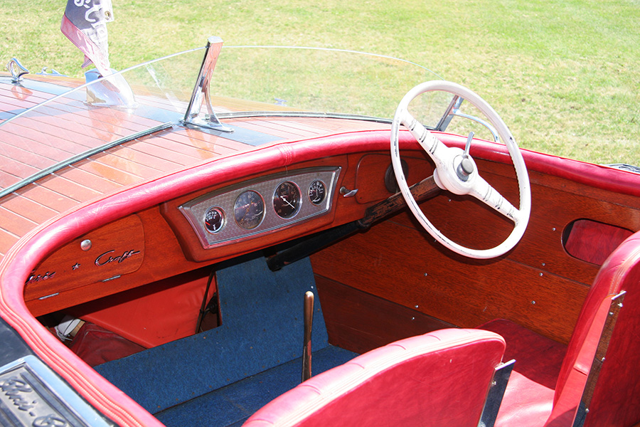 1936 Chris Craft Custom Runabout dash board