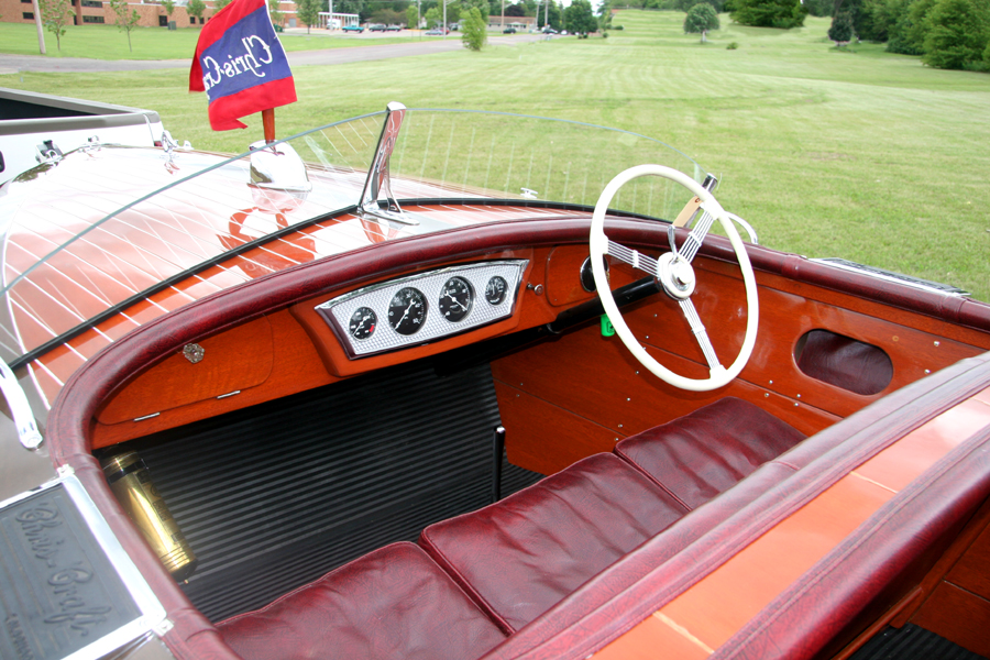 1938 19' Chris Craft Custom Runabout dash board