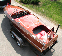 1954 Chris Craft 19 ft Racing Runabout