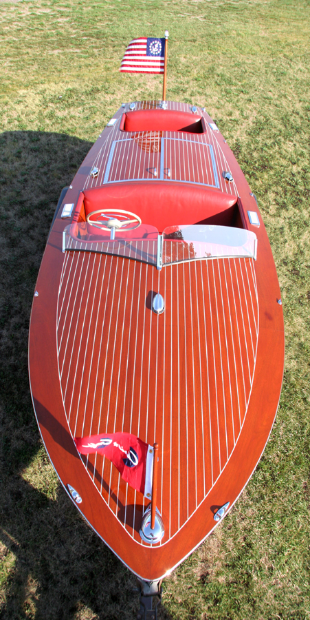 Front Deck 1954 19' Chris Craft Racing Runabout