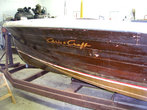 The original Chris Craft name is stil on the sides