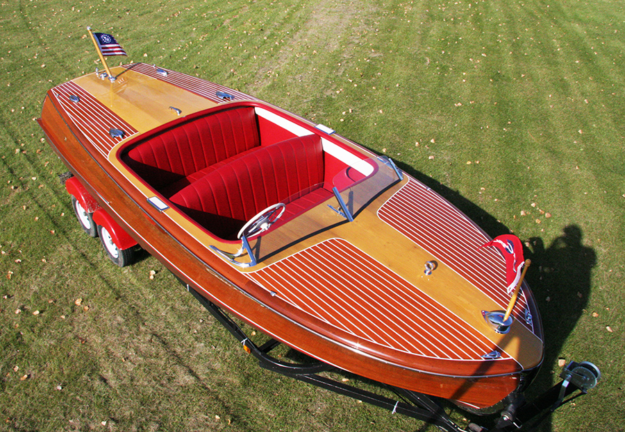 Classic Chris Craft 20 ft Riviera Boat For Sale