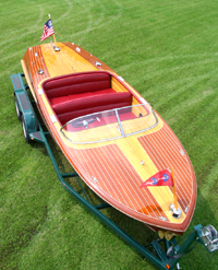 21' Chris Craft Capri Runabout Wooden Boat