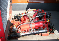 Cadillac V8 engine in 1955 Chris Craft 22' Continental Hardtop