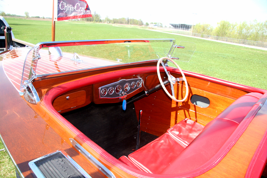 1937 25 ft Chris Craft Triple Cockpit Dashboard