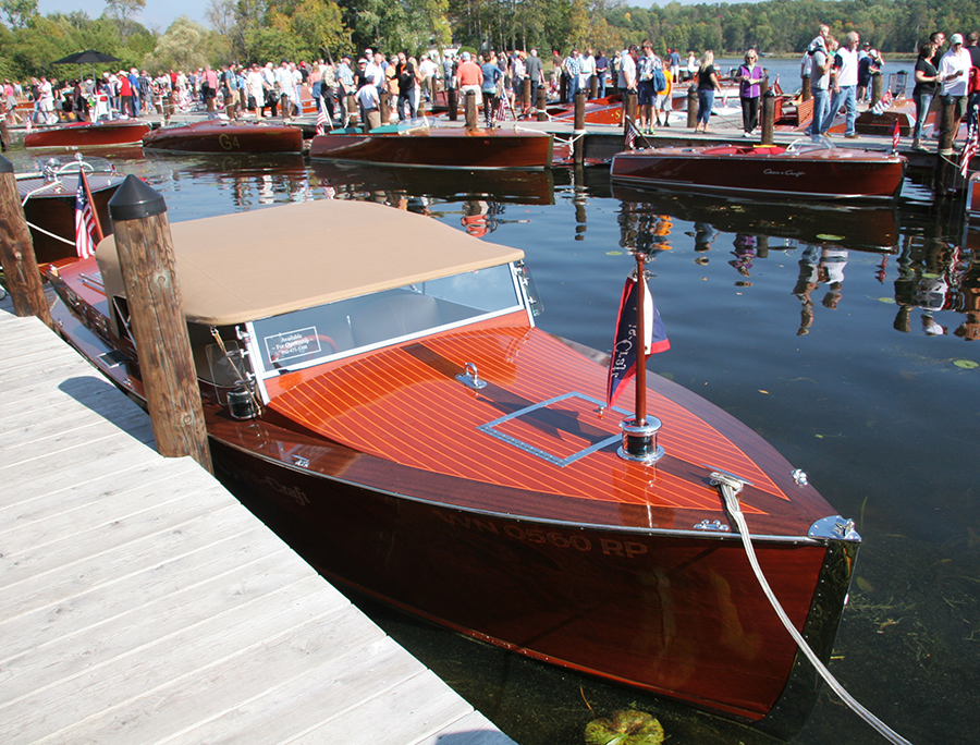 1928 26' Chris Craft Triple Cockpit convertible top and front deck