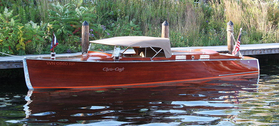 26' Chris Craft Triple Cockpit Convertible Top