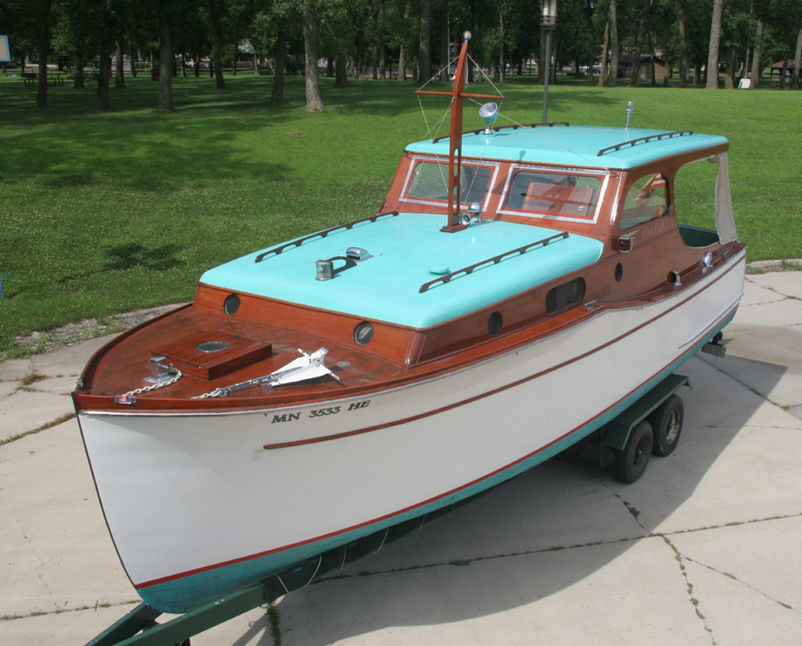 1936 Chris Craft 28' Wooden Cabin Cruiser for Sale