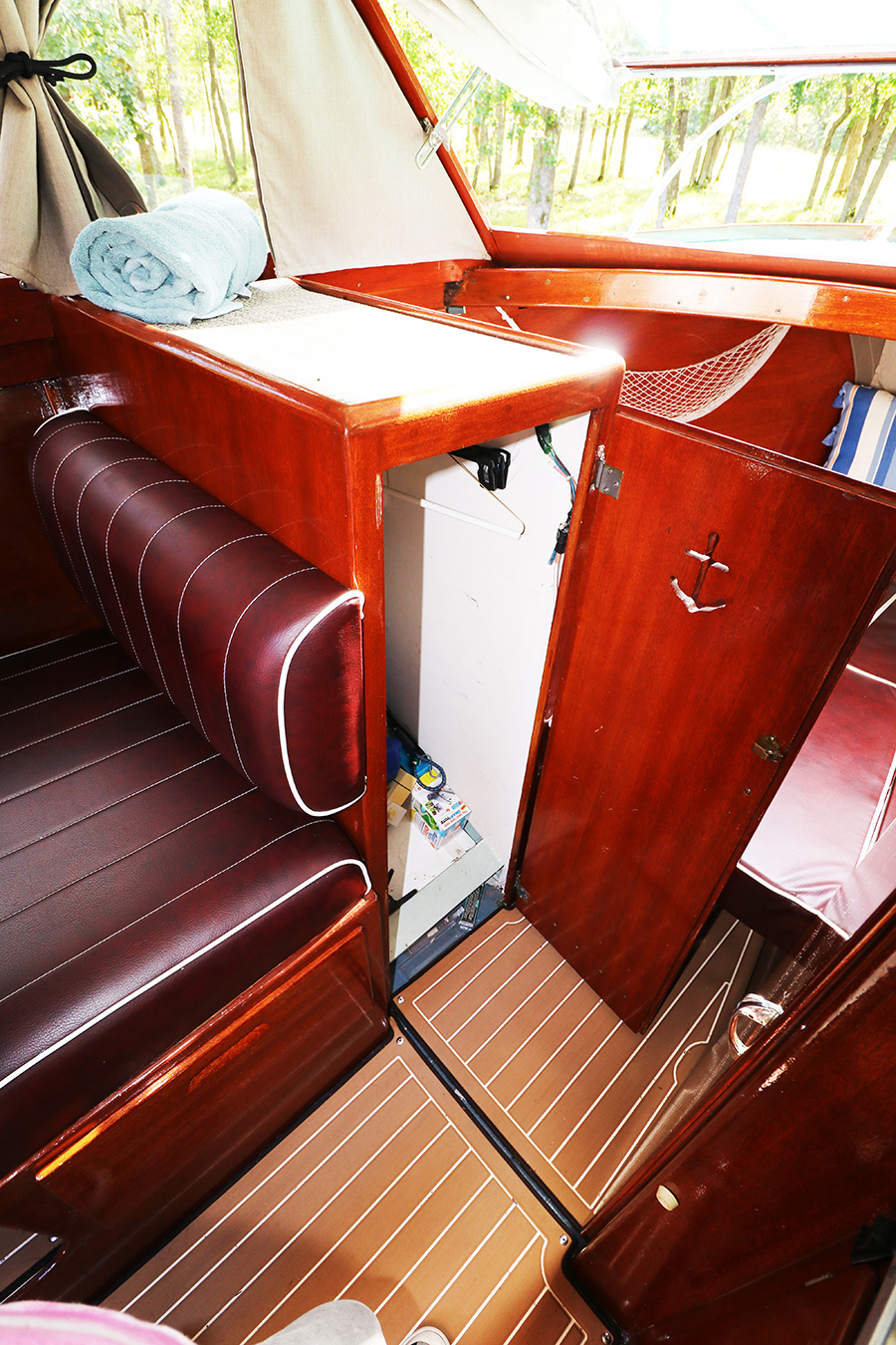 Classic Chris Craft Cabin Cruiser Storage Locker