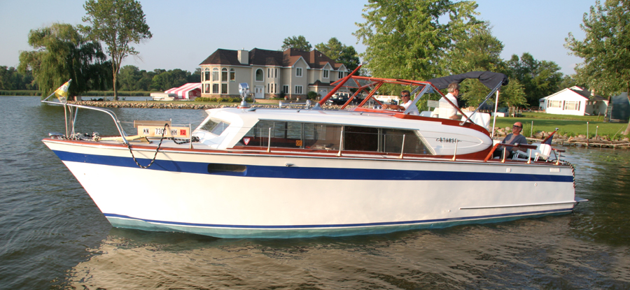 Steel Hull Chris Craft Cruiser