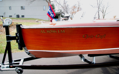 Boat Trailer Bow Stop for Wooden Boats