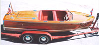 1947 17' Chris Craft Deluxe Runabout