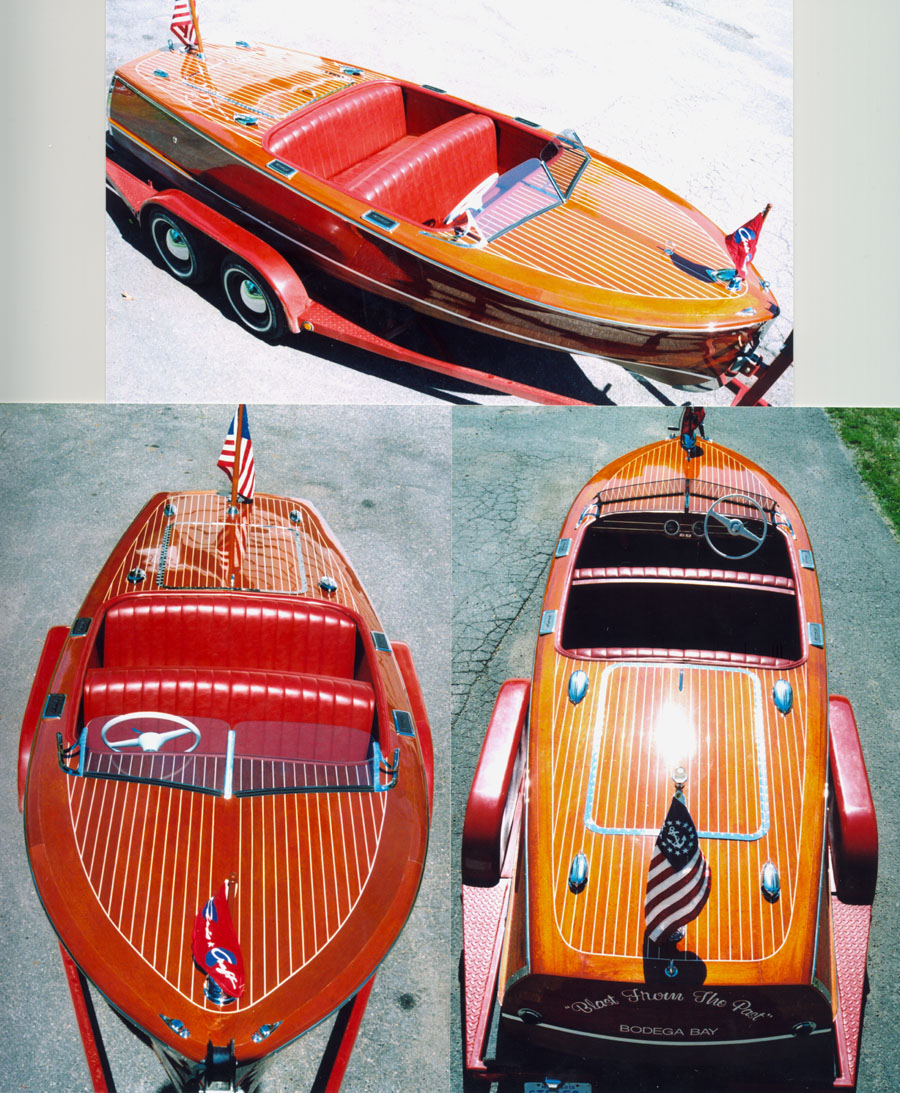 1947 17' chris craft deluxe runabout