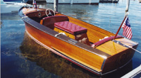 18' Gar Wood 1940 Utility with trailer