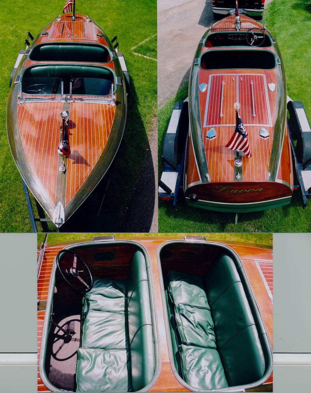 19' Barrel Back - Classic Wooden Boat