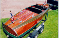 1939 Chris Craft 19 ft Custom Runabout Barrel Back