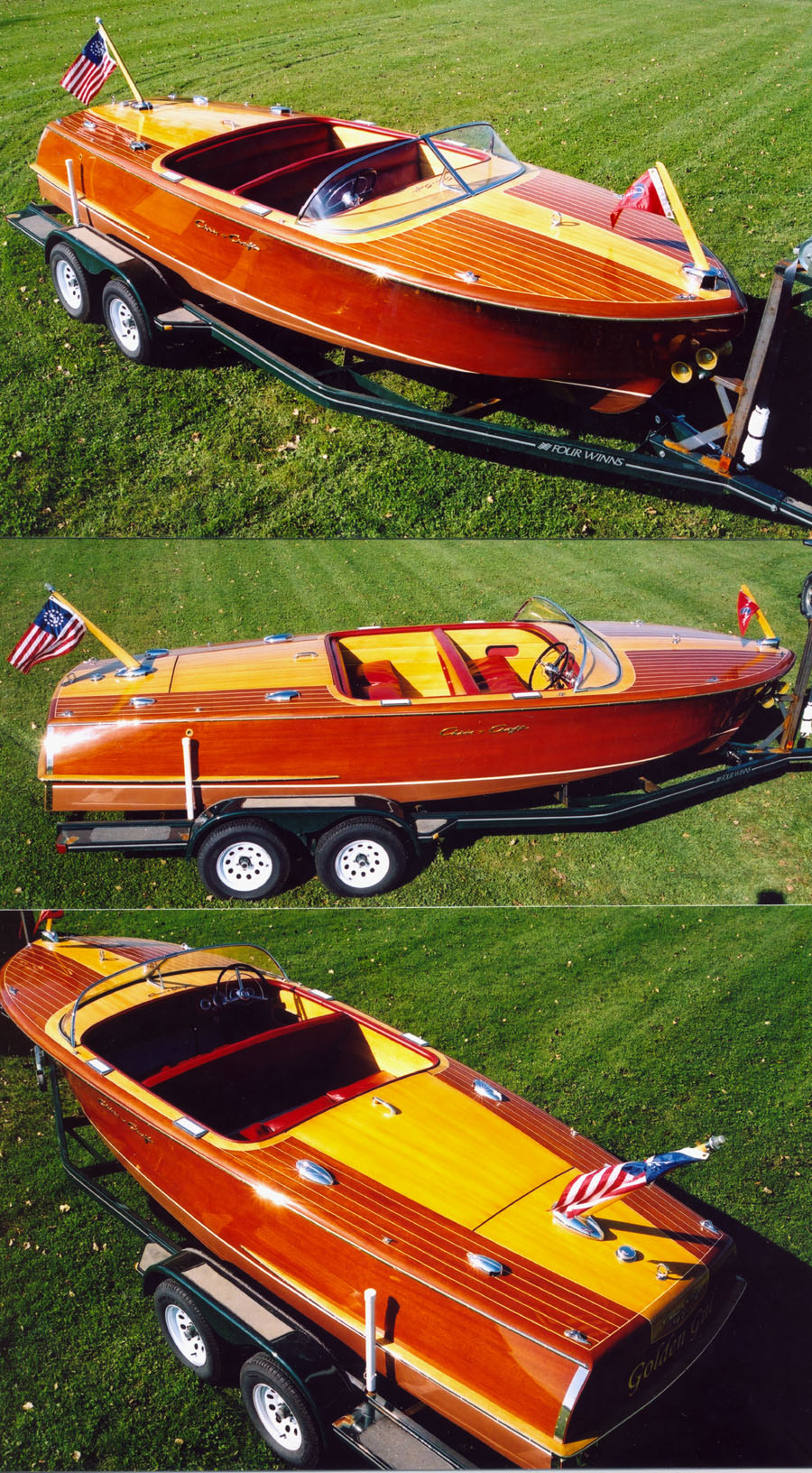 classic boat - 1955  21 ft Chris Craft Capri 