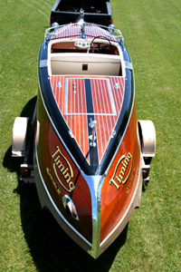 1948 21' Stancraft Torpedo Stern Classic Wooden Boat