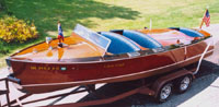 1936 22' Chris Craft Triple Cockpit Runabout