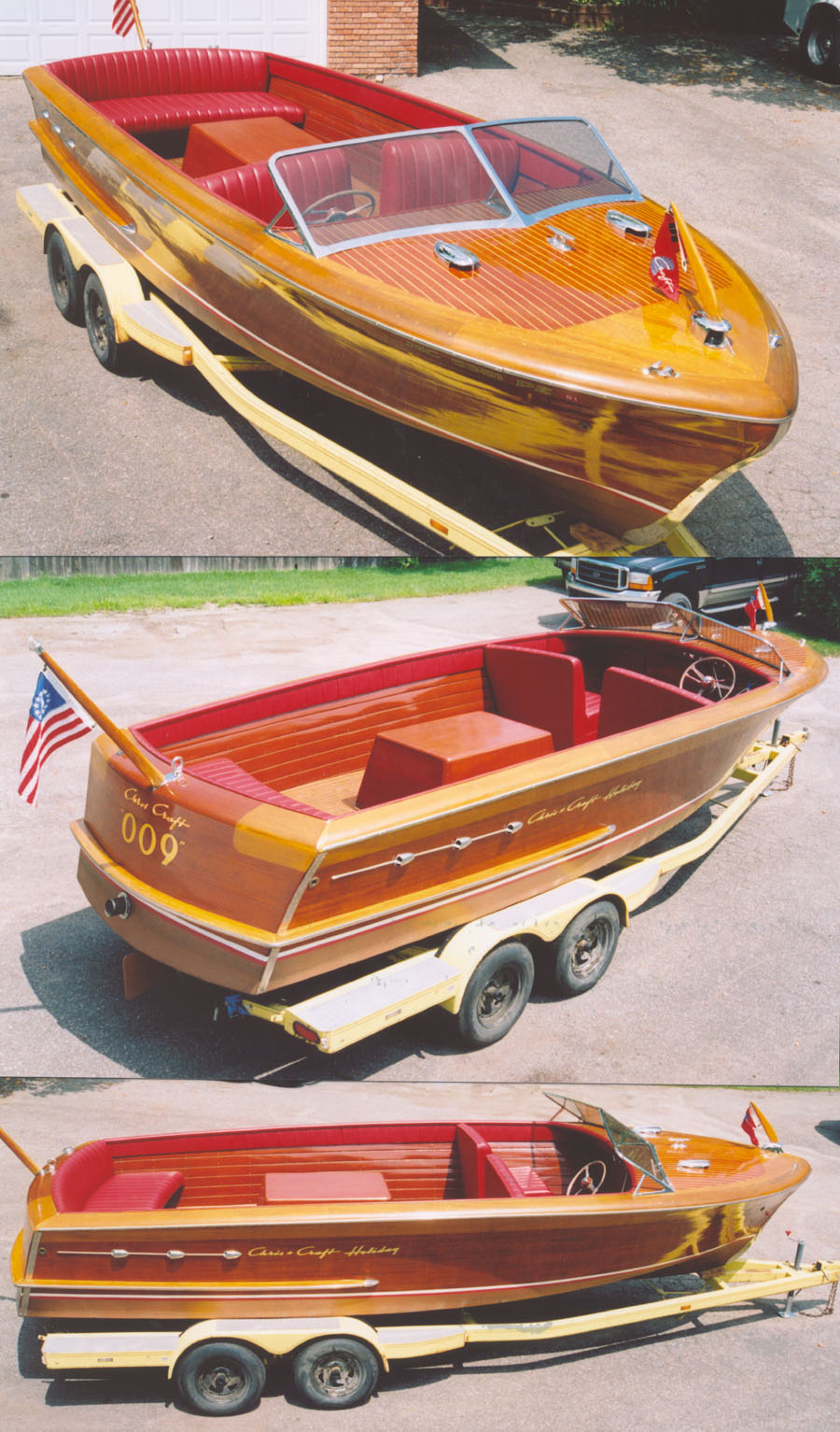 1950 23' Chris Craft Holiday Wooden Boat
