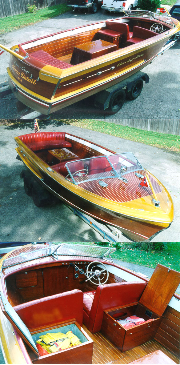wooden boats - 23' chris craft holiday