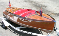 1942 17' Chris Craft Deluxe Runabout, Classic Wooden Boat