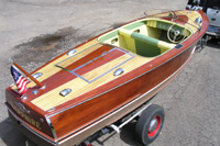 1953 17' Century Sea Maid Classic Mahogay Boat