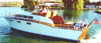 Chris Craft 1955 33' Futura Wooden Cabin Cruiser