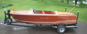 Custom Trailers for Wooden Boats